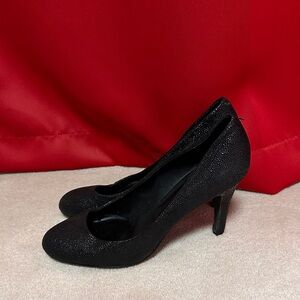 INC International Concepts Black Sparkle Heels
